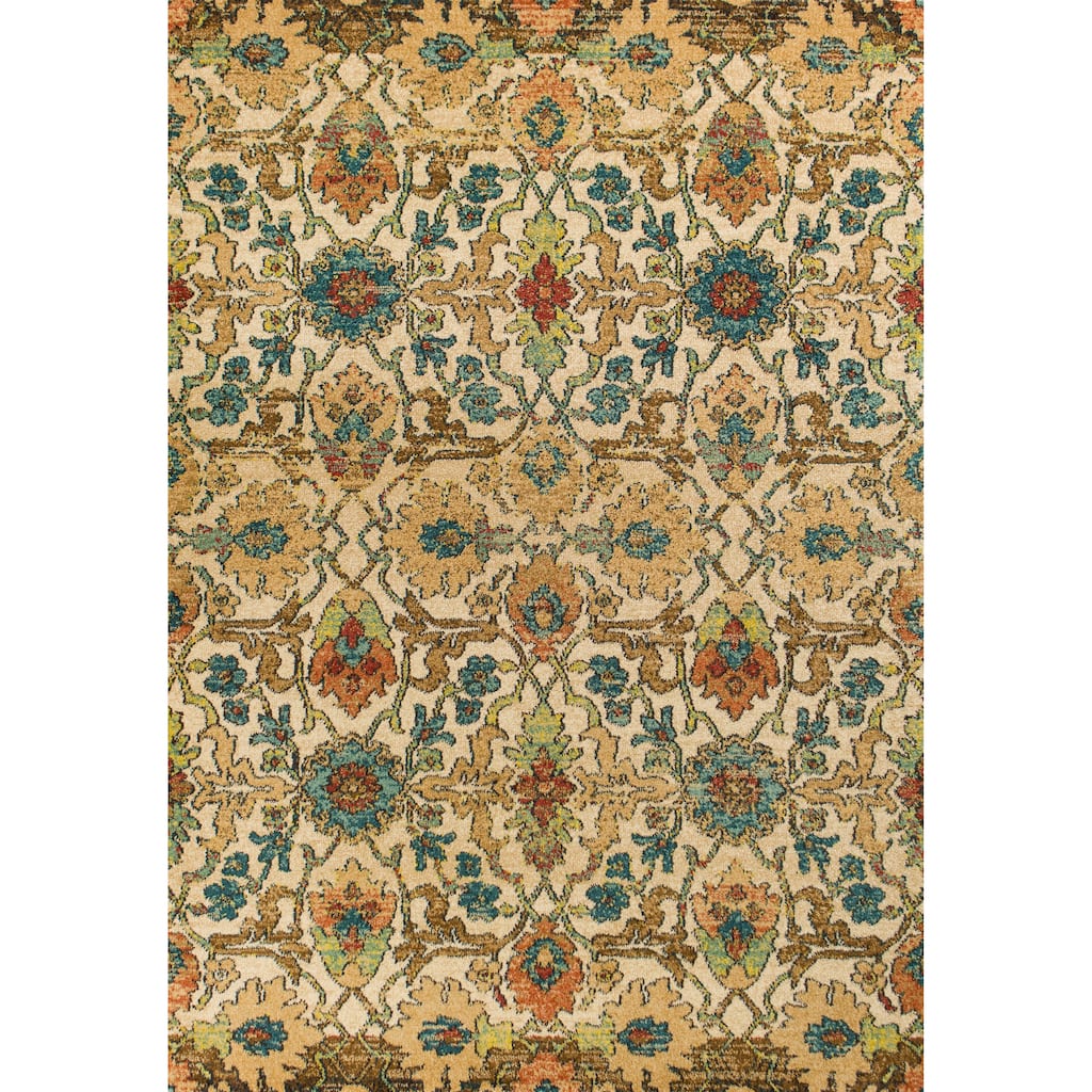 Kas Rugs Casablanca Mid-Century Floral Area Rug