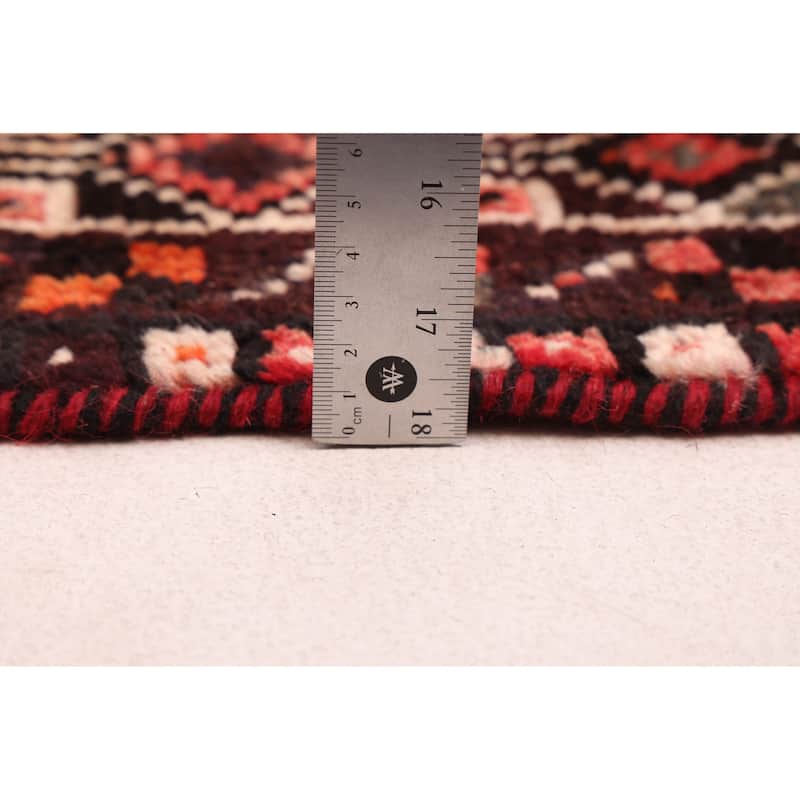 ECARPETGALLERY Hand-knotted Melis Light Red Wool Rug - 6'4 x 9'8