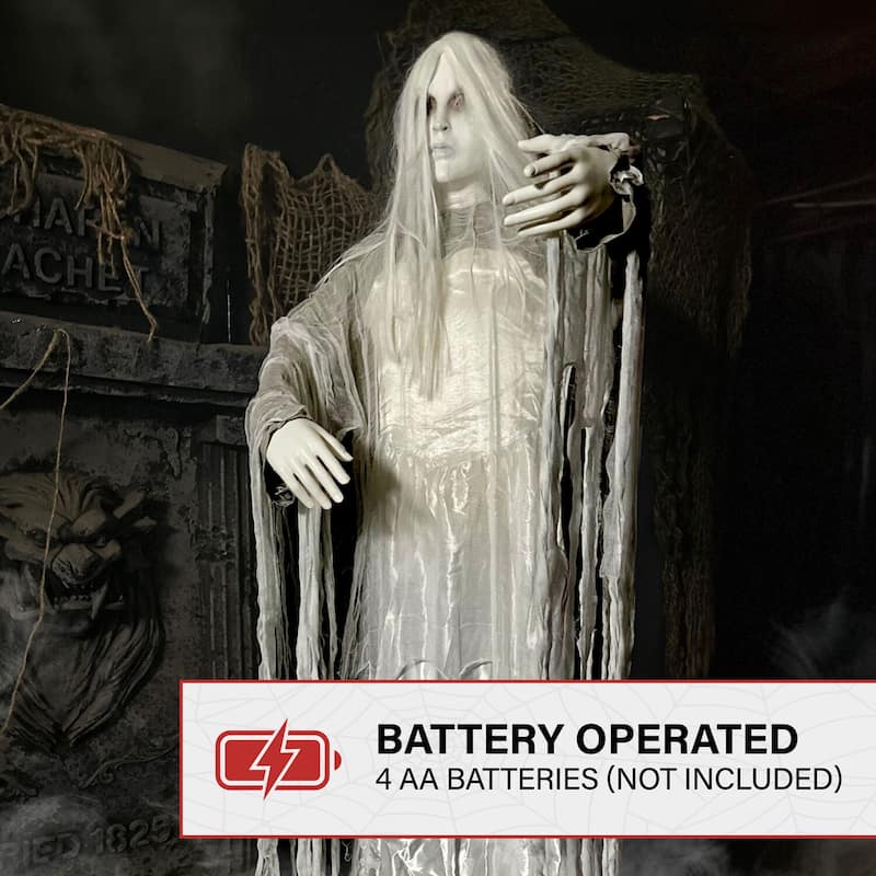 Haunted Hill Farm Rising Ghost Woman by Tekky, Premium Halloween Animatronic