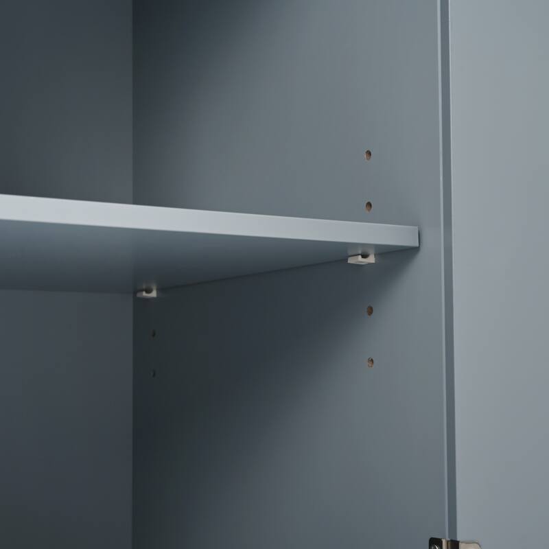 39.80'' Rubber wood Kitchen Island with Power Outlet, Drop Leaf, Adjustable Shelf and 2 Drawers - 39.8'' x 29.33'' x 33.7''