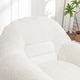 preview thumbnail 24 of 44, Comfy Bean Bag Sofa With Back Support, Faux Fur Bean Bag Chair For Adults And Kids