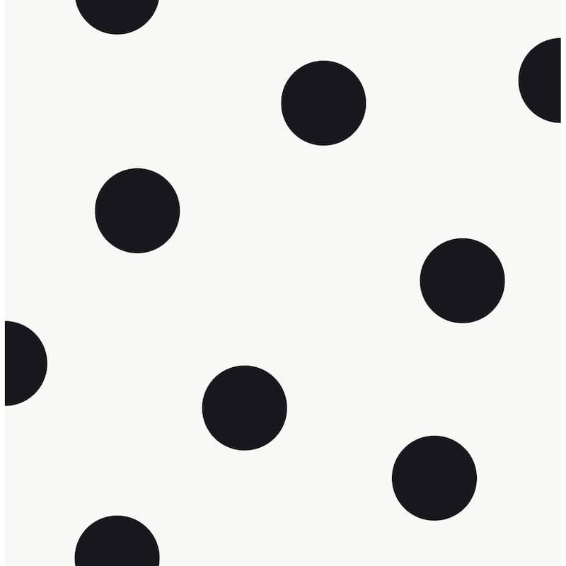 Signature Collection Polka Dot Peel and Stick Wallpaper