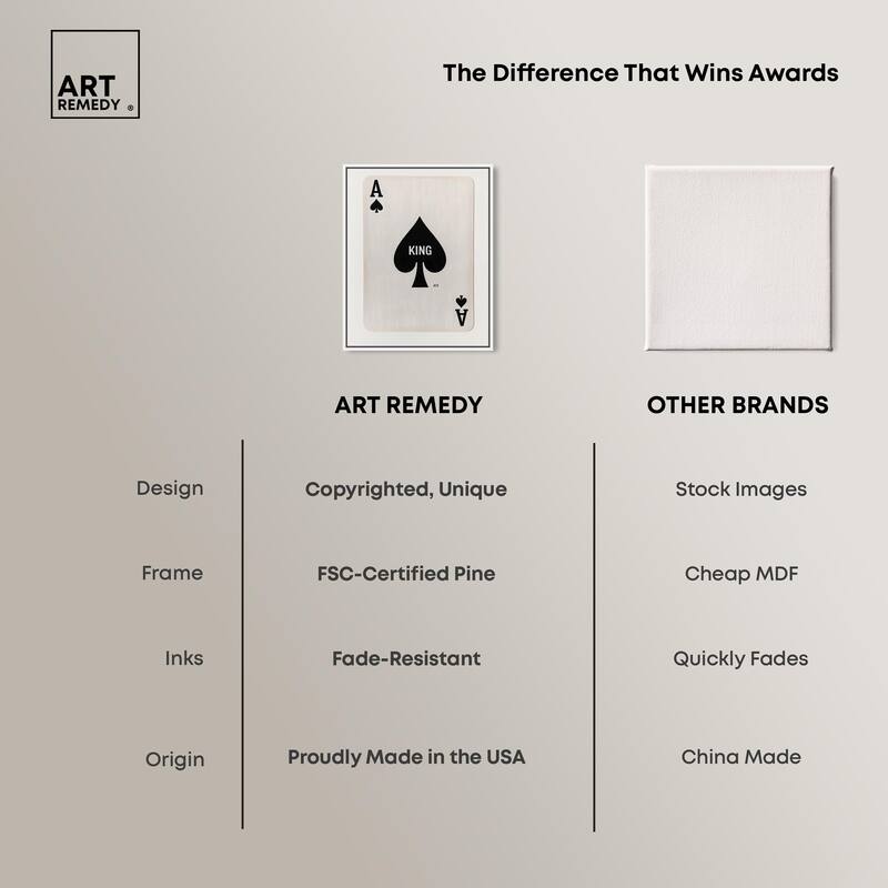 King of Spades Canvas by Art Remedy