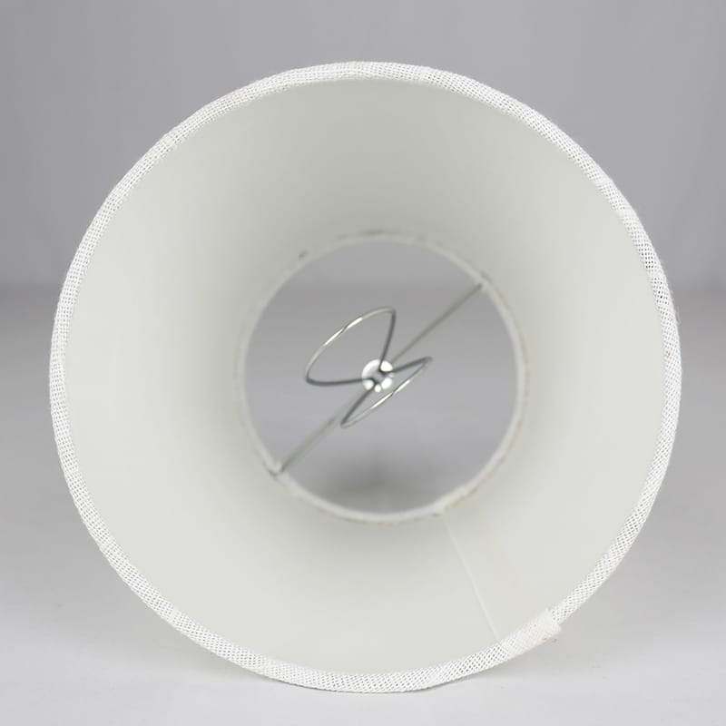 Meriville Linen Clip On Chandelier Lamp Shades, 4-inch by 6-inch by 5-inch