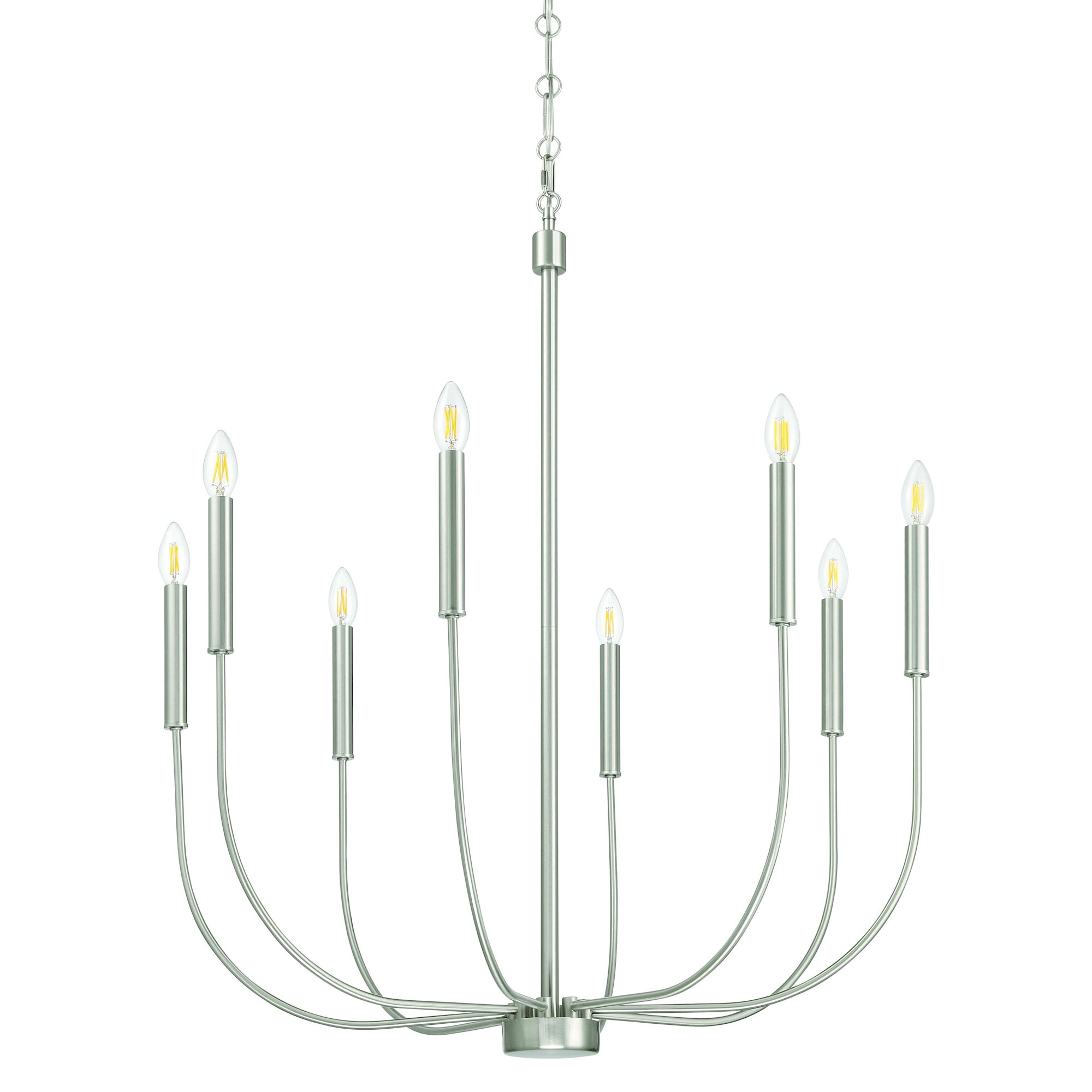 Craftmade 59828 Traci 8 Light 31" Wide Taper Candle Style Chandelier