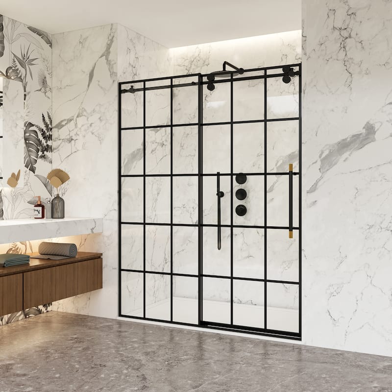 Puente Single Sliding Framed Shower Door