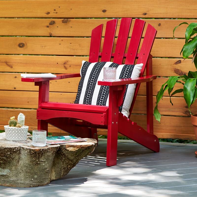 Jaxport Natural Wood Adirondack Chair