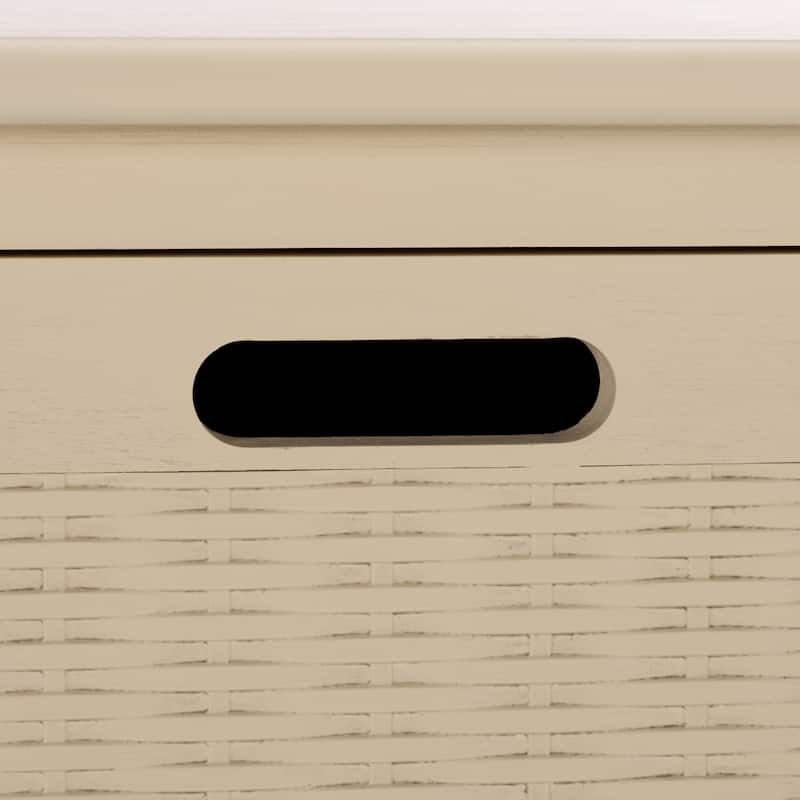 SAFAVIEH Macie 3-Drawer Console Table - 47.3" W x 13" L x 29.5" H - 47.3" W x 13" L x 29.5" H - 47"W x 13"D x 30"H
