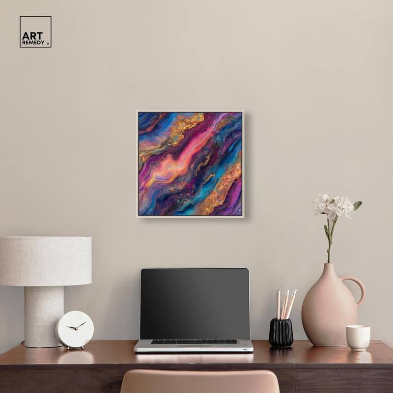 Glittering Spectrum III Canvas by Art Remedy