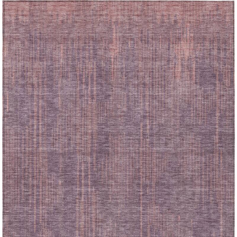 HomeRoots Striped Transitional Rectangle Outdoor Rug