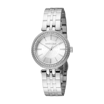 Roberto Cavalli Women RC5L031M0045 Quartz Watch - Silver-Tone