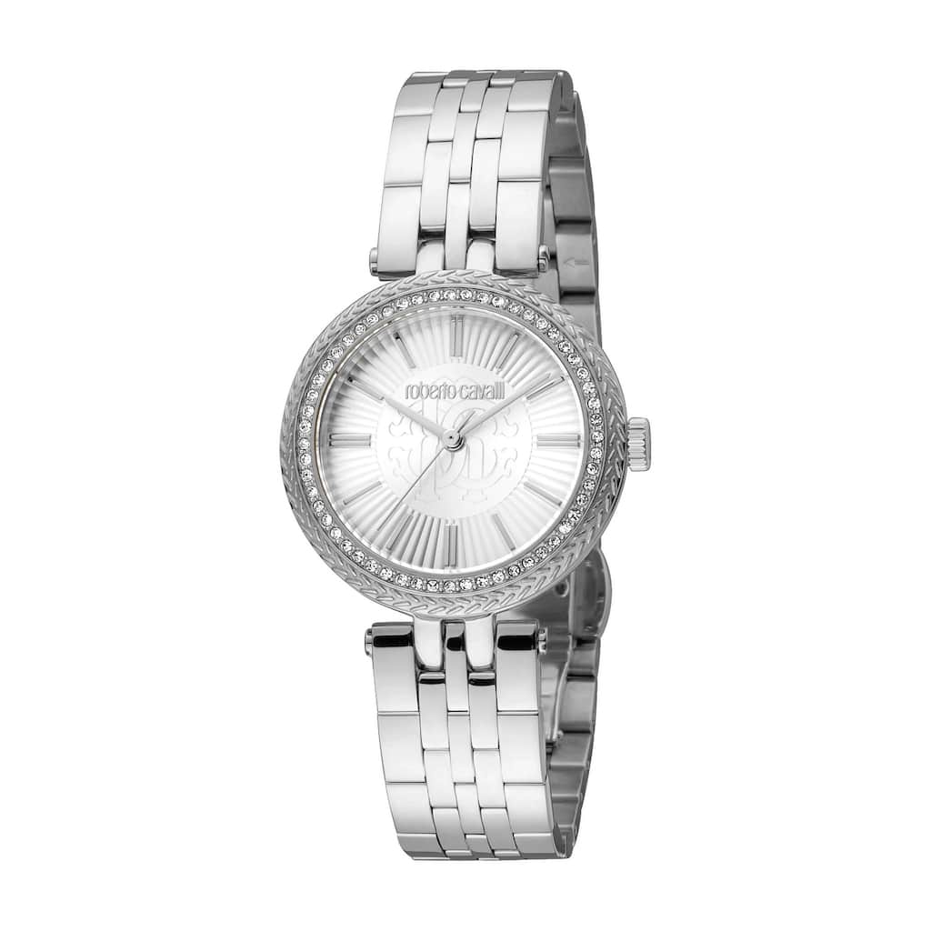 Roberto Cavalli Women RC5L031M0045 Quartz Watch - Silver-Tone
