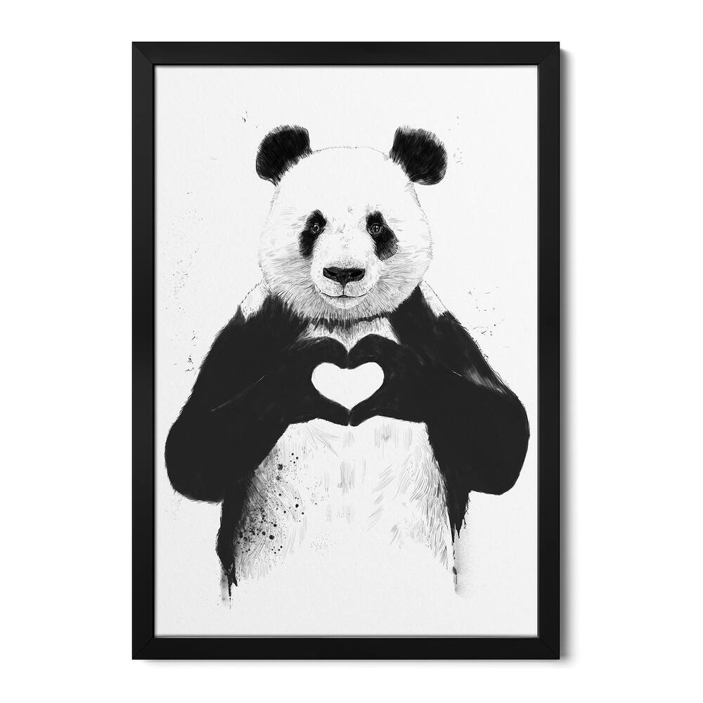 All You Need Is Love Premium Framed Poster by Balazs Solti