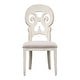 preview thumbnail 4 of 6, Farmhouse Reimagined Antique White Splat Back Side Chair (Set of 2)