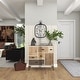 preview thumbnail 3 of 18, Black Metal Distressed Pocket Watch Style Decorative Wall Clock with Ring Finial