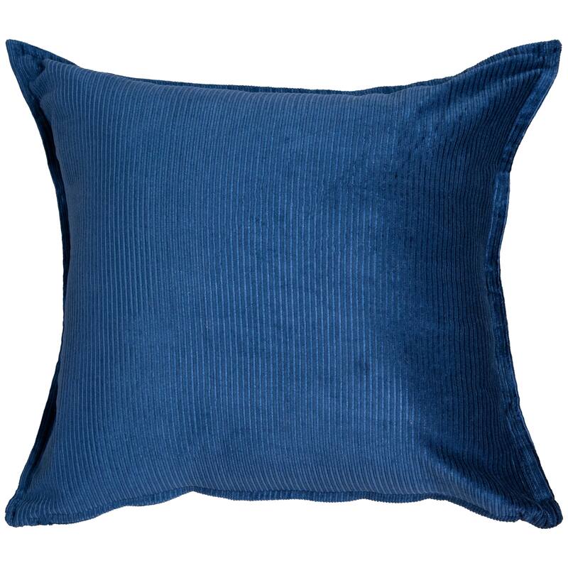 Rizzy Home Solid Velvet and Corduroy Throw Pillow