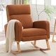 preview thumbnail 54 of 105, HOMYKA Rocking Chair for Nursery with Footrest