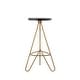 preview thumbnail 49 of 49, Trinity Modern Round Metal Backless Bar Stool with Hairpin Legs and Integrated Footrest for Kitchen Island & Home Bar