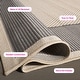 preview thumbnail 98 of 133, SAFAVIEH Courtyard Sherrie Border Indoor/ Outdoor Waterproof Patio Backyard Rug