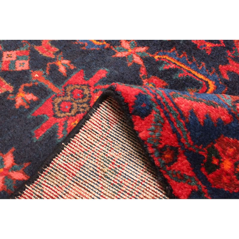 ECARPETGALLERY Hand-knotted Andelz Navy Wool Rug - 4'7 x 7'3