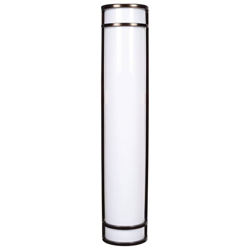 Cove - LED Outdoor Wall Fixture - Extra Large - Bronze Finish - Acrylic Lens