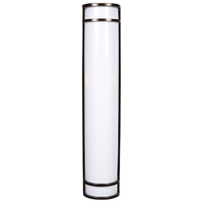 Cove - LED Outdoor Wall Fixture - Extra Large - Bronze Finish - Acrylic Lens