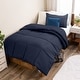 preview thumbnail 92 of 138, Bare Home Hypoallergenic Down Alternative Comforter Set Twin - Twin XL - Midnight