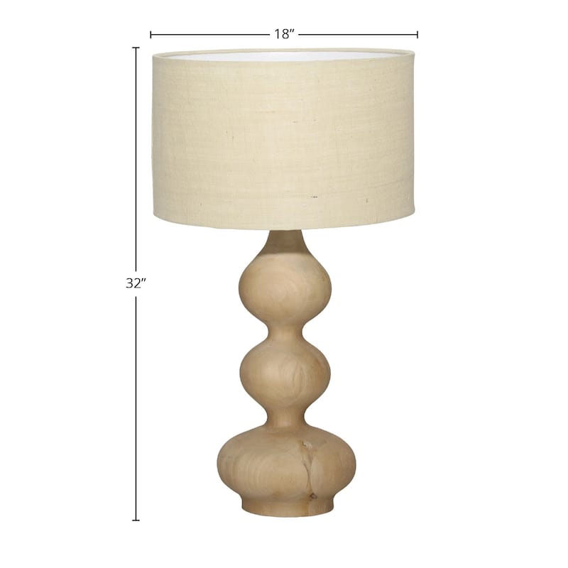 Lorelei 32" Tall Table Lamp with Jute, Beige