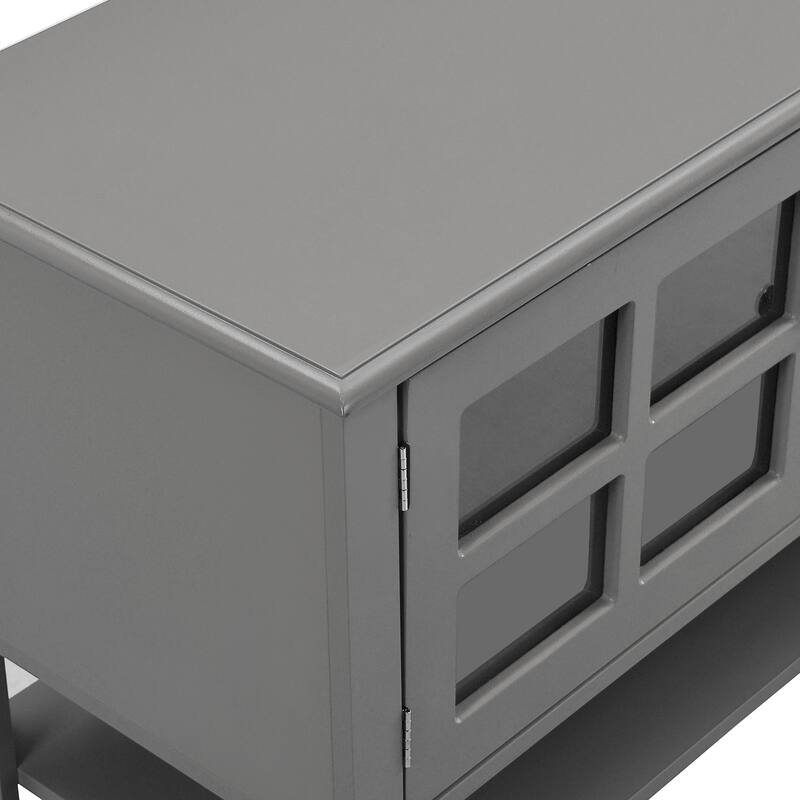 Anmytek Modern TV Stand 60 Inch Media Console Multifunctional Storage Entertainment Center for Living Room Bedroom