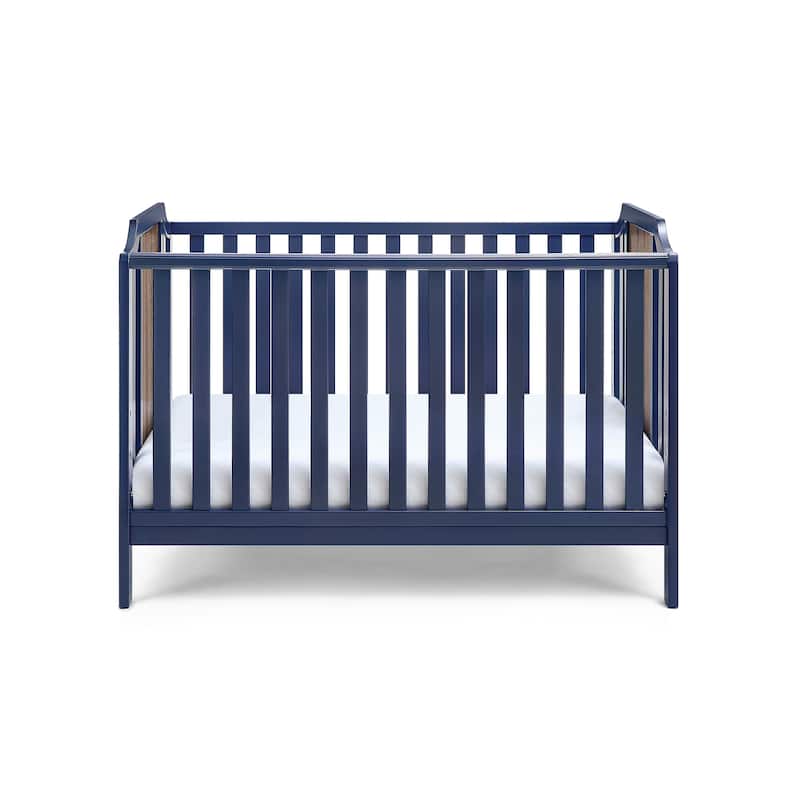 Brees Island 3-in-1 Convertible Crib Midnight Blue/Brownstone - Blue+Brown