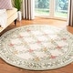 preview thumbnail 39 of 57, SAFAVIEH Handmade Chelsea Karley Trellis French Country Wool Rug 8' Round - Ivory - Round