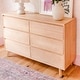 preview thumbnail 39 of 43, Max and Lily Scandinavian 6 Drawer Dresser Blonde