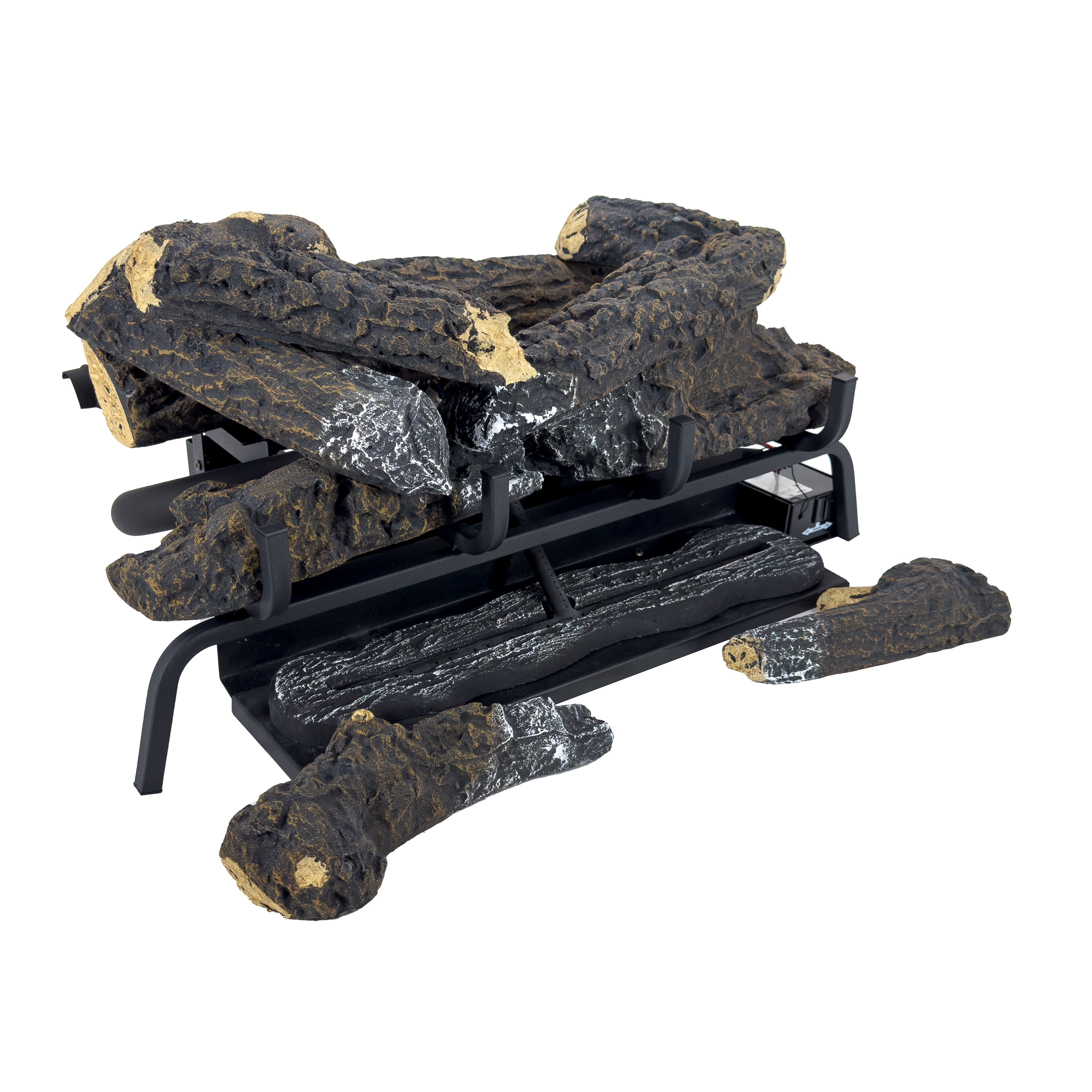 Pleasant Hearth 24" Valley Oak Vent Free Gas Log Set - Thumbnail 3