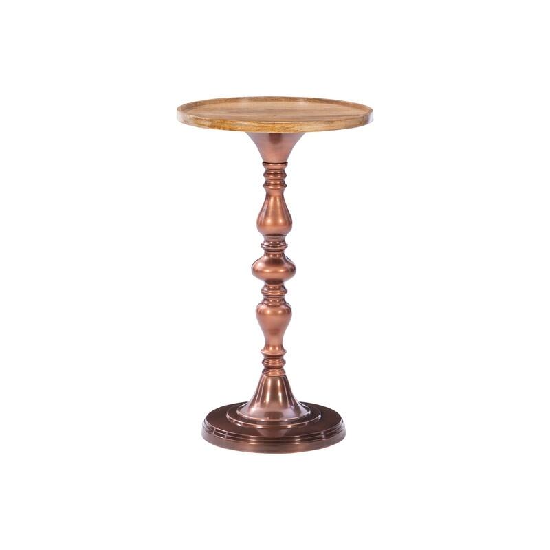 Sarahi Mango Wood Drink Side Table On Sale Bed Bath & Beyond 34382522