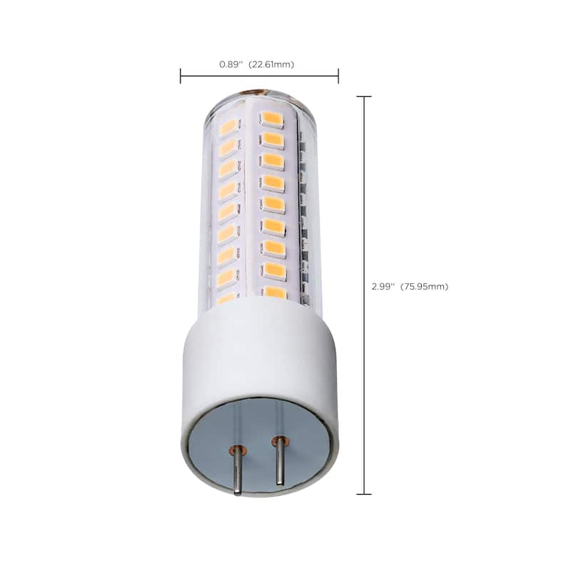6.5 Watt T6 LED Clear Finish GY6.35 Base 3000K 12 Volt