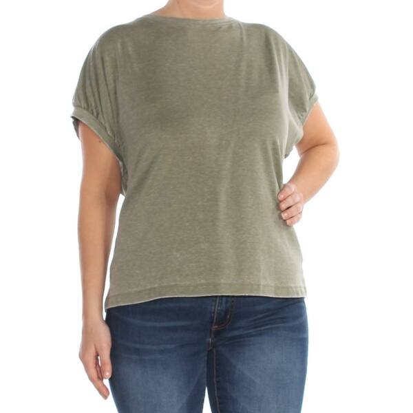 Shop Sanctuary Womens Green Tie Back Sundance Short Sleeve Boat