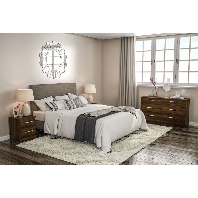 Polifurniture Juliette Modern 2 Drawer Nightstand