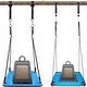 preview thumbnail 3 of 5, 700lb 60" Rectangle Platform Tree Swing for Kids and Adults Waterproof 2 Hanging Straps