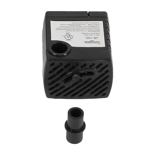 Sunnydaze Submersible Corded Electric Plugin Water Pump - 120-Volts - 40 GPH