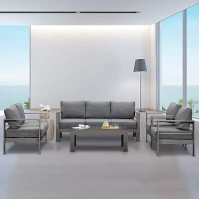 Royalcraft 5 Piece Aluminum Outdoor Furniture Set
