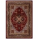 preview thumbnail 121 of 135, SAFAVIEH Lyndhurst Feryal Traditional Oriental Medallion Rug 5'3" x 7'6" - Red/Black