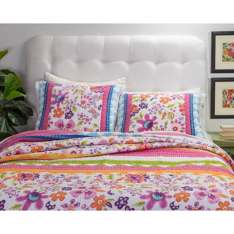 Carly Cotton Sham - Pink