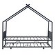 preview thumbnail 11 of 81, Metal house bed with trundle