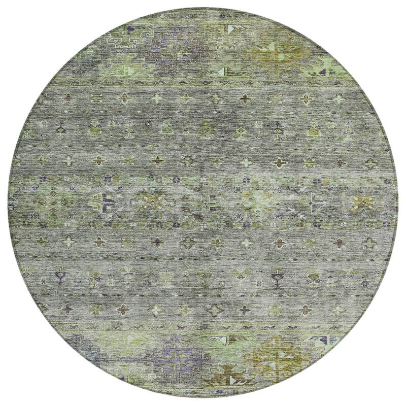 HomeRoots Floral Transitional Rectangle Outdoor Rug