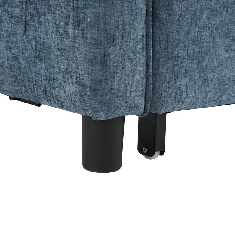 56.9 " Pull-Out Lounge Sofa Bed