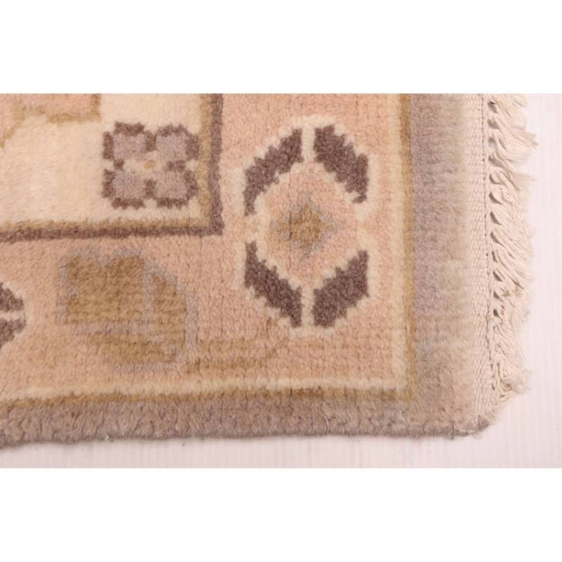 ECARPETGALLERY Hand-knotted Royal Oushak Light Grey Wool Rug - 8'10 x 12'1