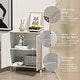 preview thumbnail 35 of 45, COSIEST Solid Wood Buffet and Sideboard Storage Cabinet