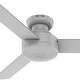 preview thumbnail 6 of 12, Hunter Presto Flush Mount Ceiling Fan w/ Wall Control - Contemporary, Industrial, Scandinavian - LOW PROFILE!