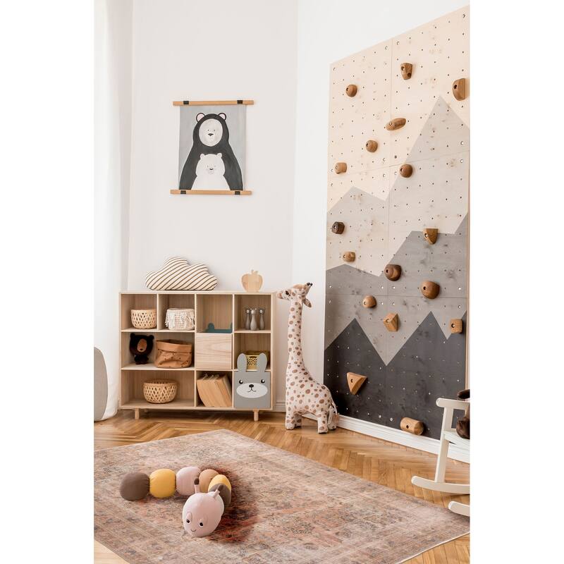 ECARPETGALLERY Hand-knotted Antalya Vintage Copper Wool Rug - 6'5 x 9'2