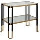 preview thumbnail 1 of 2, Uttermost Kentmore Tempered Glass Side Table